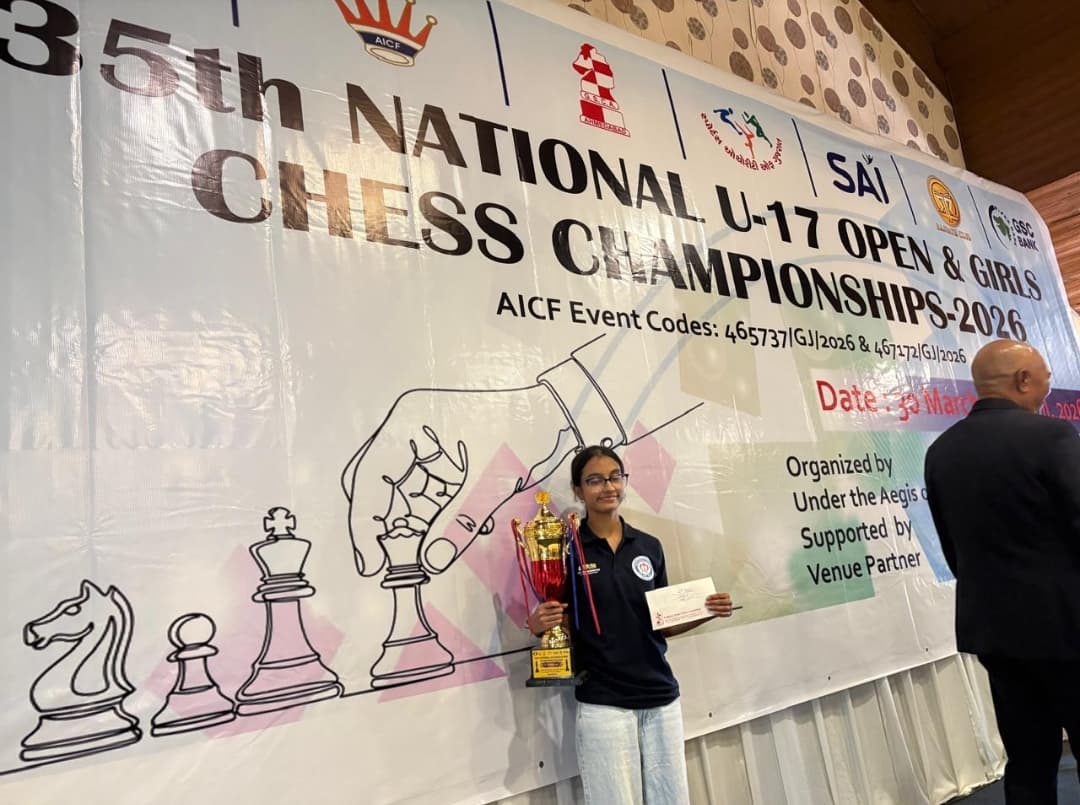 ನ್ಯಾಷನಲ್ ಚೆಸ್ ಚಾಂಪಿಯನ್‌ಶಿಪ್‌ನಲ್ಲಿ (U17) ಸನ್ನಿಧಿ ಭಟ್ ಸಾಧನೆ..
