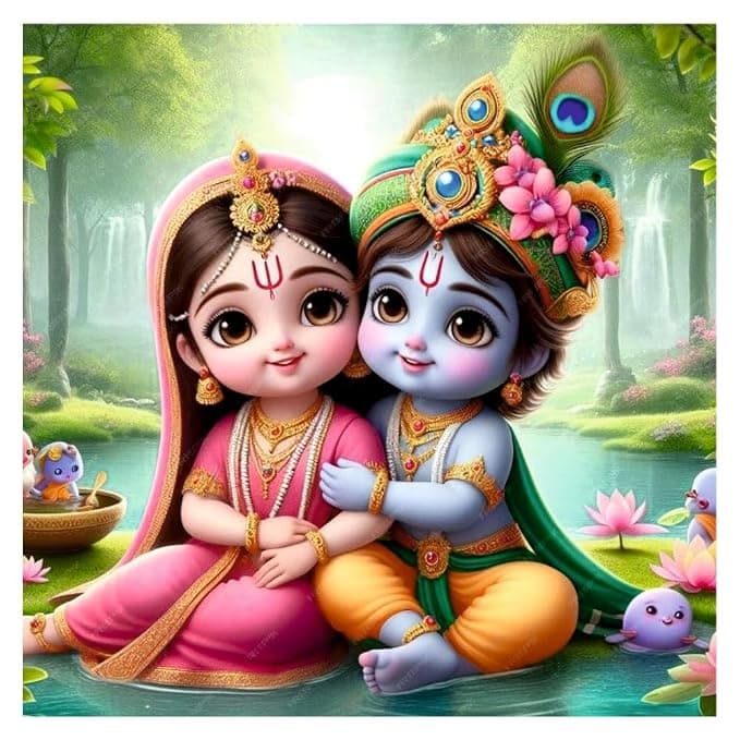 ಮುದ್ದುಕೃಷ್ಣ- ಪುಟ್ಟ ರಾಧೆಯರಾಗಿ ಕರಾಡ ಕಂದಮ್ಮಗಳು