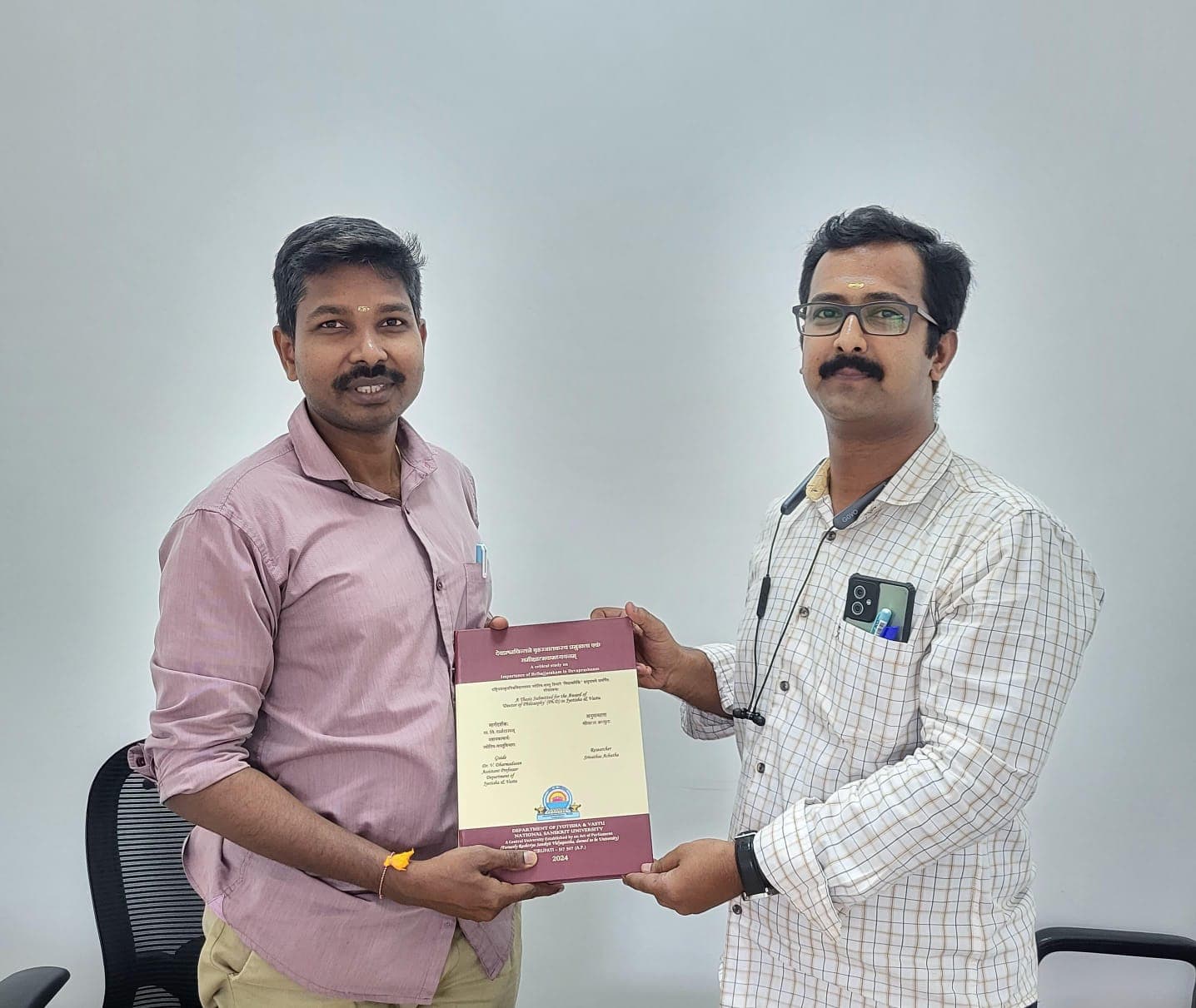 ಶ್ರೀವತ್ಸ ಅಚ್ಯುತ ಆನೆಮಜಲು ಇವರಿಗೆ ವಿದ್ಯಾವಾರಿಧಿ ಪದವಿ