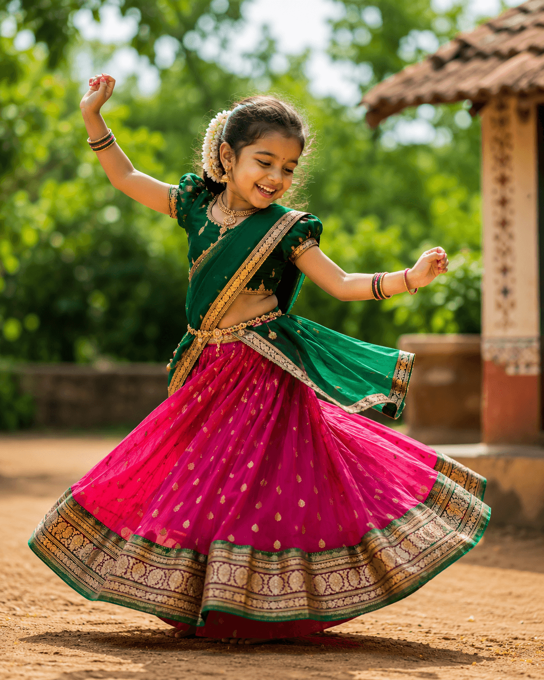 ಶ್ರಾವಣಿಯ ಲಂಗ ದಾವಣಿ...